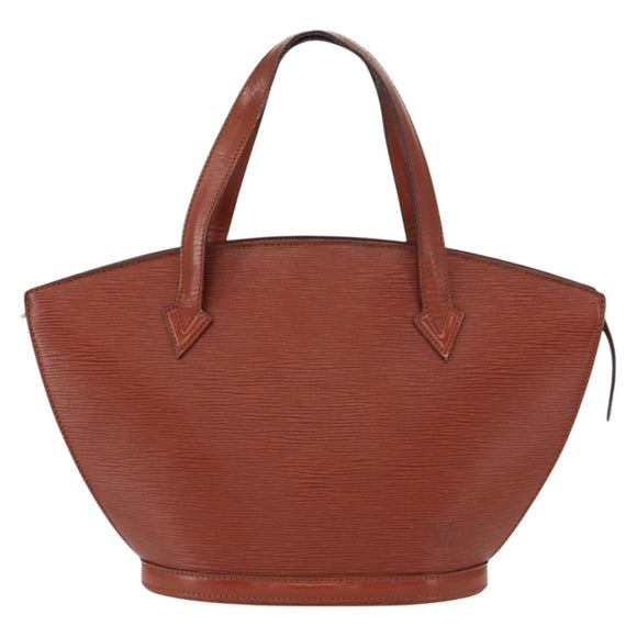 LOUIS VUITTON Epi Saint Jacques Hand Bag Brown M52263 LV Auth 153889