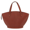LOUIS VUITTON Epi Saint Jacques Hand Bag Brown M52263 LV Auth 153889-2