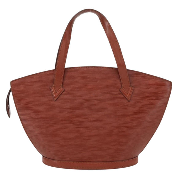 LOUIS VUITTON Epi Saint Jacques Hand Bag Brown M52263 LV Auth 153889