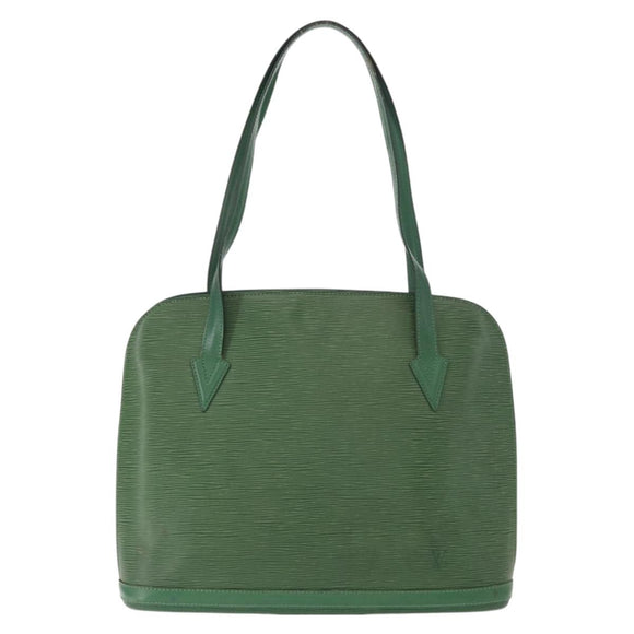 LOUIS VUITTON Epi Lussac Shoulder Bag Green M52284 LV Auth 153890