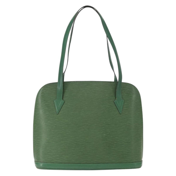 LOUIS VUITTON Epi Lussac Shoulder Bag Green M52284 LV Auth 153890