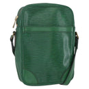 LOUIS VUITTON Epi Danube Shoulder Bag Green M45634 LV Auth 153891-1