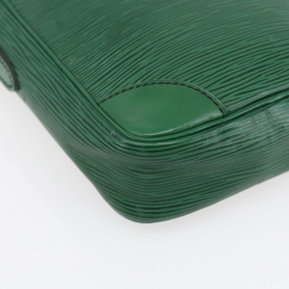 LOUIS VUITTON Epi Danube Shoulder Bag Green M45634 LV Auth 153891