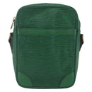LOUIS VUITTON Epi Danube Shoulder Bag Green M45634 LV Auth 153891-13