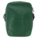 LOUIS VUITTON Epi Danube Shoulder Bag Green M45634 LV Auth 153891-2