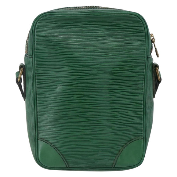 LOUIS VUITTON Epi Danube Shoulder Bag Green M45634 LV Auth 153891