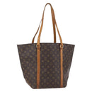 LOUIS VUITTON Monogram Sac Shopping Tote Bag M51108 LV Auth 153892-1
