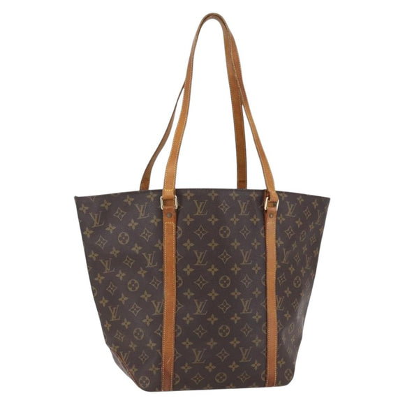 LOUIS VUITTON Monogram Sac Shopping Tote Bag M51108 LV Auth 153892