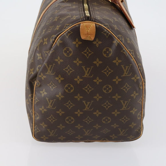 LOUIS VUITTON Monogram Keepall 55 Boston Bag M41424 LV Auth 153893