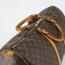 LOUIS VUITTON Monogram Keepall 55 Boston Bag M41424 LV Auth 153893-6