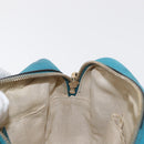 GUCCI Soho Shoulder Bag Suede Leather Blue Gold 308364 Auth 153895-17