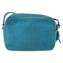 GUCCI Soho Shoulder Bag Suede Leather Blue Gold 308364 Auth 153895-3