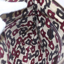 GUCCI GG Canvas Guccissima Abbey Bag Leather Bordeaux Gold 203257 Auth 153896-20