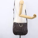 GUCCI GG Canvas Guccissima Abbey Bag Leather Bordeaux Gold 203257 Auth 153896-22