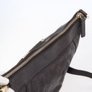 GUCCI GG Canvas Guccissima Abbey Bag Leather Bordeaux Gold 203257 Auth 153896-6