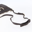 GUCCI GG Canvas Guccissima Abbey Bag Leather Bordeaux Gold 203257 Auth 153896-7