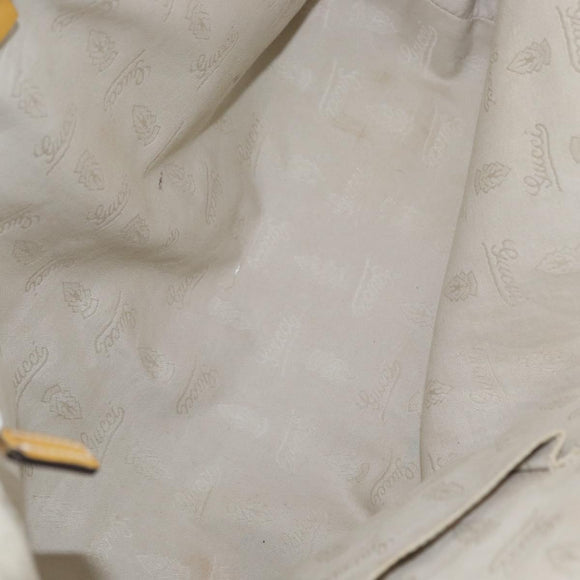 GUCCI GG Canvas Tote Bag Beige Gold 211971 Auth 153897