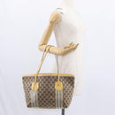 GUCCI GG Canvas Tote Bag Beige Gold 211971 Auth 153897-22