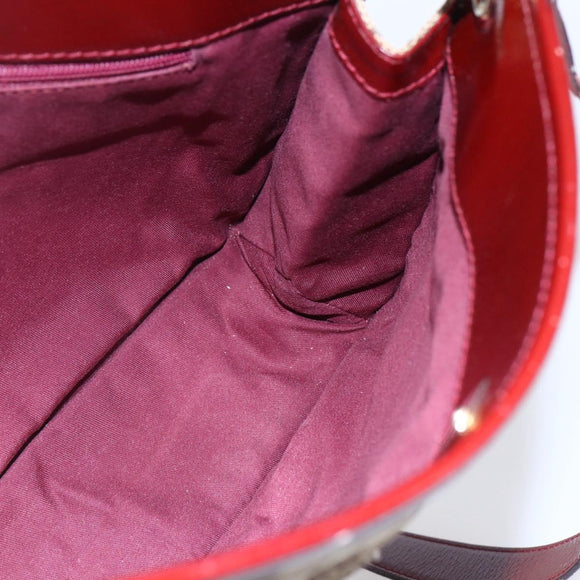 GUCCI GG Canvas Shoulder Bag Beige Gold 120841 Auth 153898