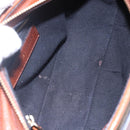 BURBERRY Nova Check Shoulder Bag Canvas Beige Gold Auth 153899-11