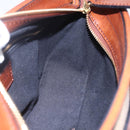 BURBERRY Nova Check Shoulder Bag Canvas Beige Gold Auth 153899-19