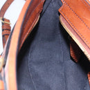 BURBERRY Nova Check Shoulder Bag Canvas Beige Gold Auth 153899-20