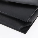 Salvatore Ferragamo Gancini Shoulder Bag Leather Black Silver Auth 153903-9