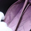 Salvatore Ferragamo Gancini Shoulder Bag Leather Black Silver Auth 153903-11