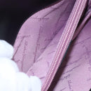 Salvatore Ferragamo Gancini Shoulder Bag Leather Black Silver Auth 153903-20