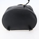 Salvatore Ferragamo Gancini Backpack Leather Black Gold Auth 153904-11