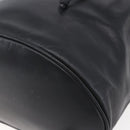Salvatore Ferragamo Gancini Backpack Leather Black Gold Auth 153904-12