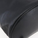 Salvatore Ferragamo Gancini Backpack Leather Black Gold Auth 153904-16