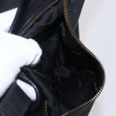 Salvatore Ferragamo Gancini Backpack Leather Black Gold Auth 153904-22