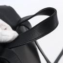 Salvatore Ferragamo Gancini Backpack Leather Black Gold Auth 153904-7