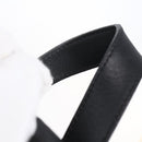 Salvatore Ferragamo Gancini Backpack Leather Black Gold Auth 153904-8