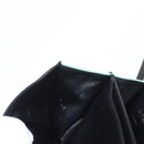 LOEWE Barcelona Shoulder Bag Suede Leather Green Silver Auth 153905-20