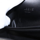 LOEWE Barcelona Shoulder Bag Suede Leather Green Silver Auth 153905-12