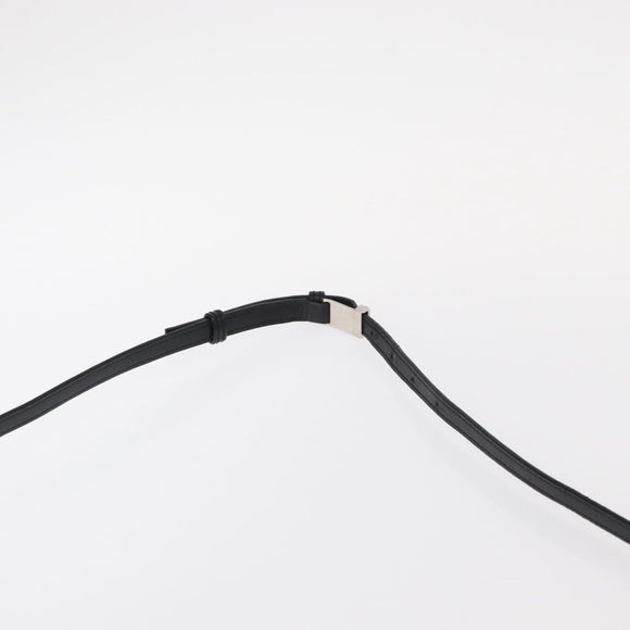 LOEWE Barcelona Shoulder Bag Suede Leather Green Silver Auth 153905