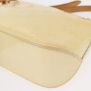 LOUIS VUITTON Monogram Vernis Minna Street Shoulder Bag Perle M91509 Auth 153907-16