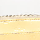 LOUIS VUITTON Monogram Vernis Minna Street Shoulder Bag Perle M91509 Auth 153907-10