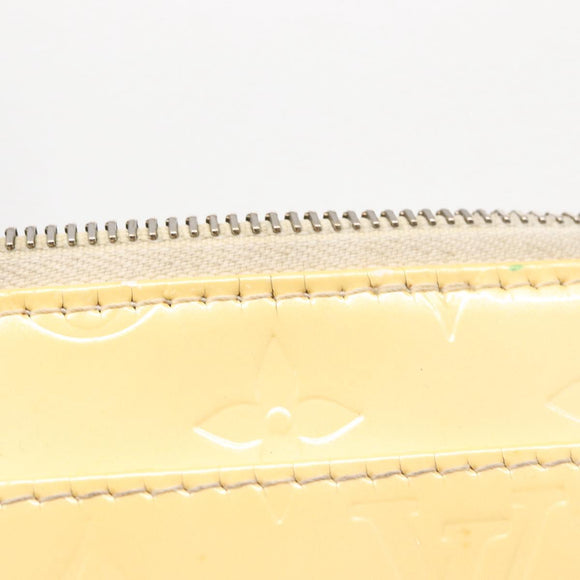 LOUIS VUITTON Monogram Vernis Minna Street Shoulder Bag Perle M91509 Auth 153907