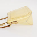 LOUIS VUITTON Monogram Vernis Minna Street Shoulder Bag Perle M91509 Auth 153907-4