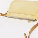 LOUIS VUITTON Monogram Vernis Minna Street Shoulder Bag Perle M91509 Auth 153907-6