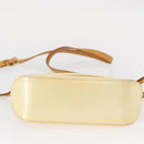 LOUIS VUITTON Monogram Vernis Minna Street Shoulder Bag Perle M91509 Auth 153907-5