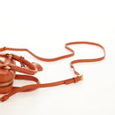 PRADA Galleria Hand Bag Safiano leather 2way Orange Gold Auth 153909V-12