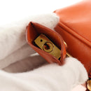 PRADA Galleria Hand Bag Safiano leather 2way Orange Gold Auth 153909V-21