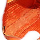 PRADA Galleria Hand Bag Safiano leather 2way Orange Gold Auth 153909V-24