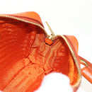 PRADA Galleria Hand Bag Safiano leather 2way Orange Gold Auth 153909V-25