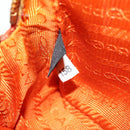PRADA Galleria Hand Bag Safiano leather 2way Orange Gold Auth 153909V-27