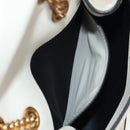 Miu Miu Dahlia Hand Bag Leather 2way White Gold Auth 153911V-30